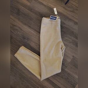 Max Studio Tan Leggings with Smooth Fabric and Full Length